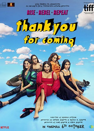 ✅ Download Thank You for Coming (2023) Hindi Full Movie and available in 480p & 720p & 1080p. This movie is based on Comedy and available in Hindi.