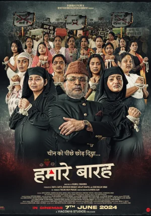 ✅Download Hamare Baarah (2024) HDTS Hindi Movie and available in 480p & 720p & 1080p. This movie is based on Drama and available in Hindi.