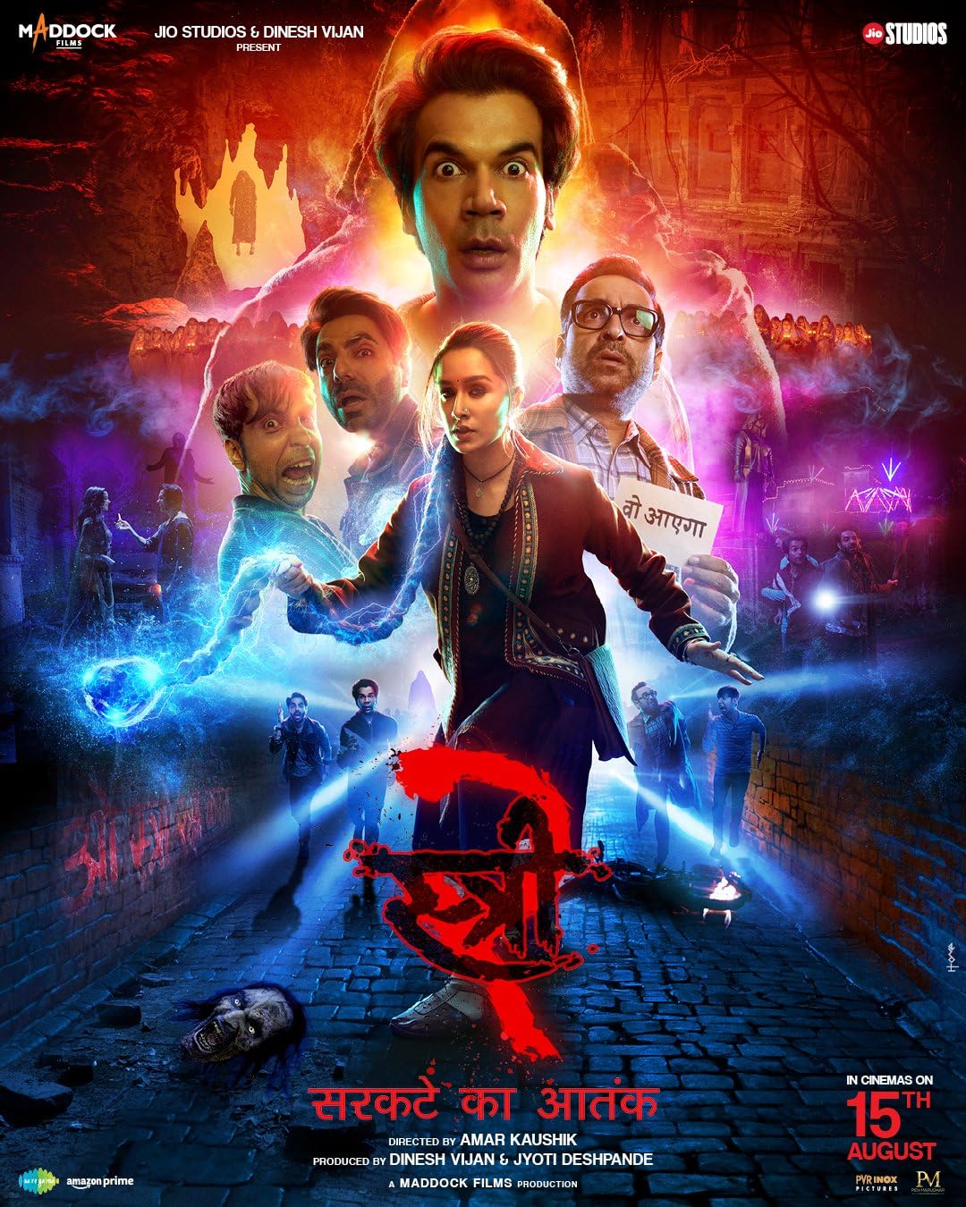 Stree 2: Sarkate Ka Aatank (2024) AMZN WEB-DL {Hindi ORG. DD5.1} Full Movie 480p [400MB] 720p [1.4GB] 1080p [2.7GB] | 2160p 4K